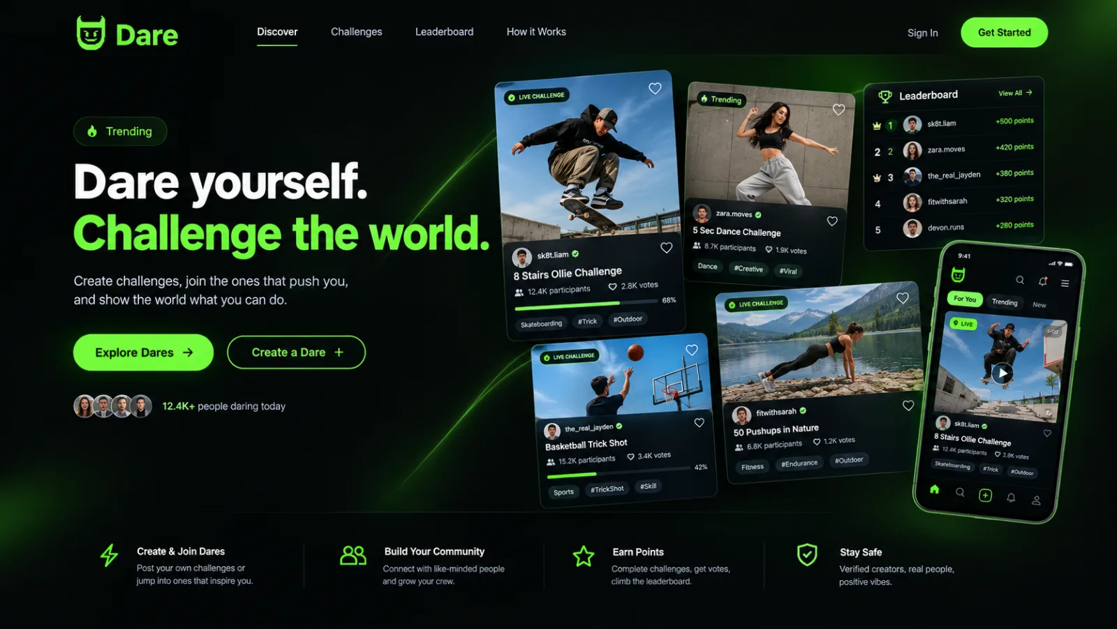 dare.live screenshot